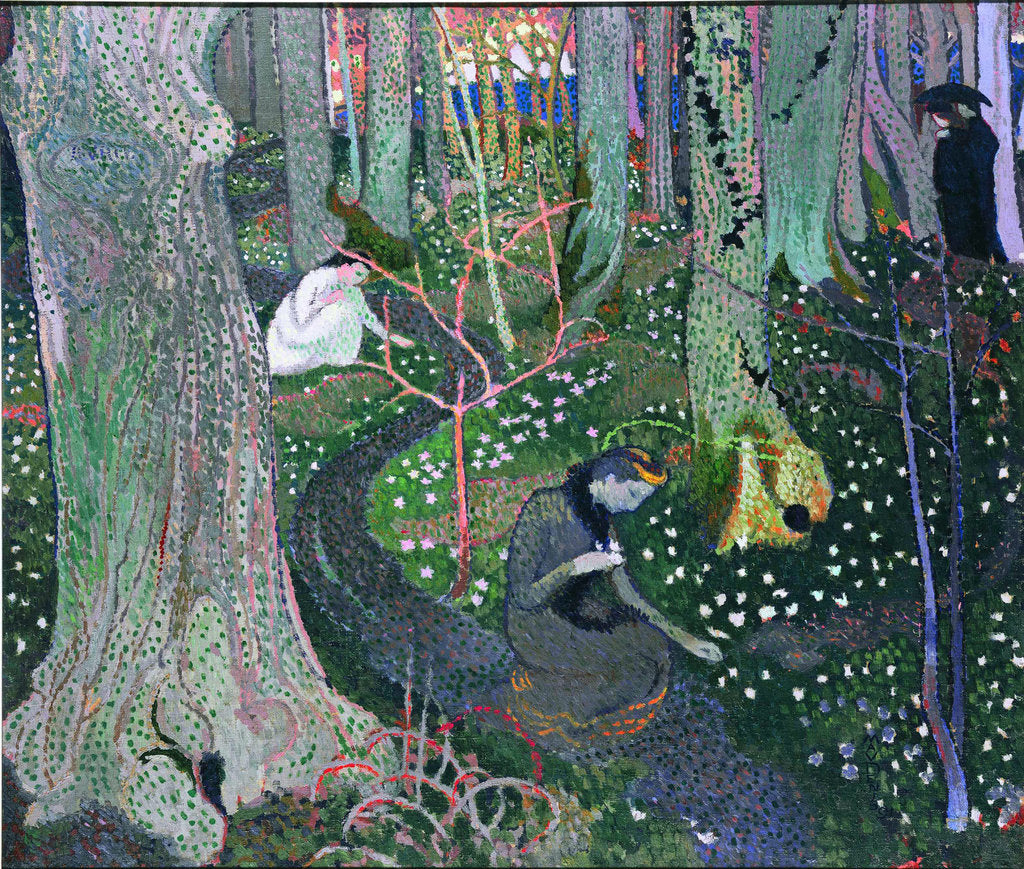 Detail of April (The anemones), 1891 by Anonymous