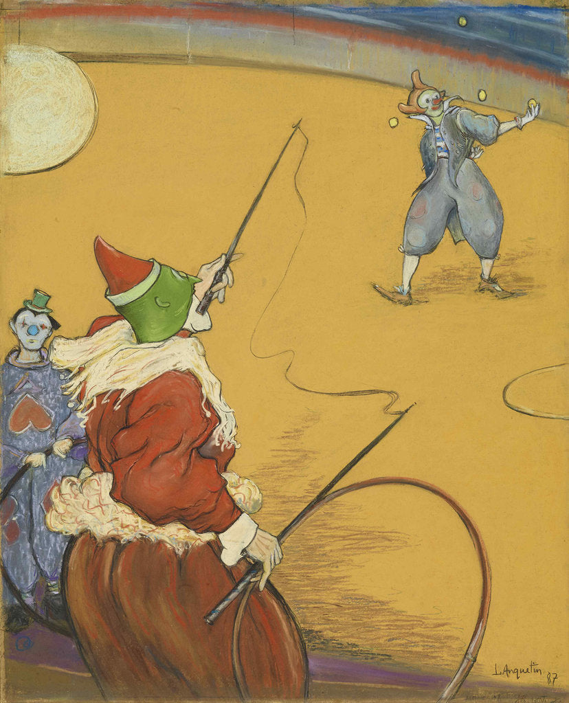 Detail of Au cirque Maurice, 1887 by Anonymous