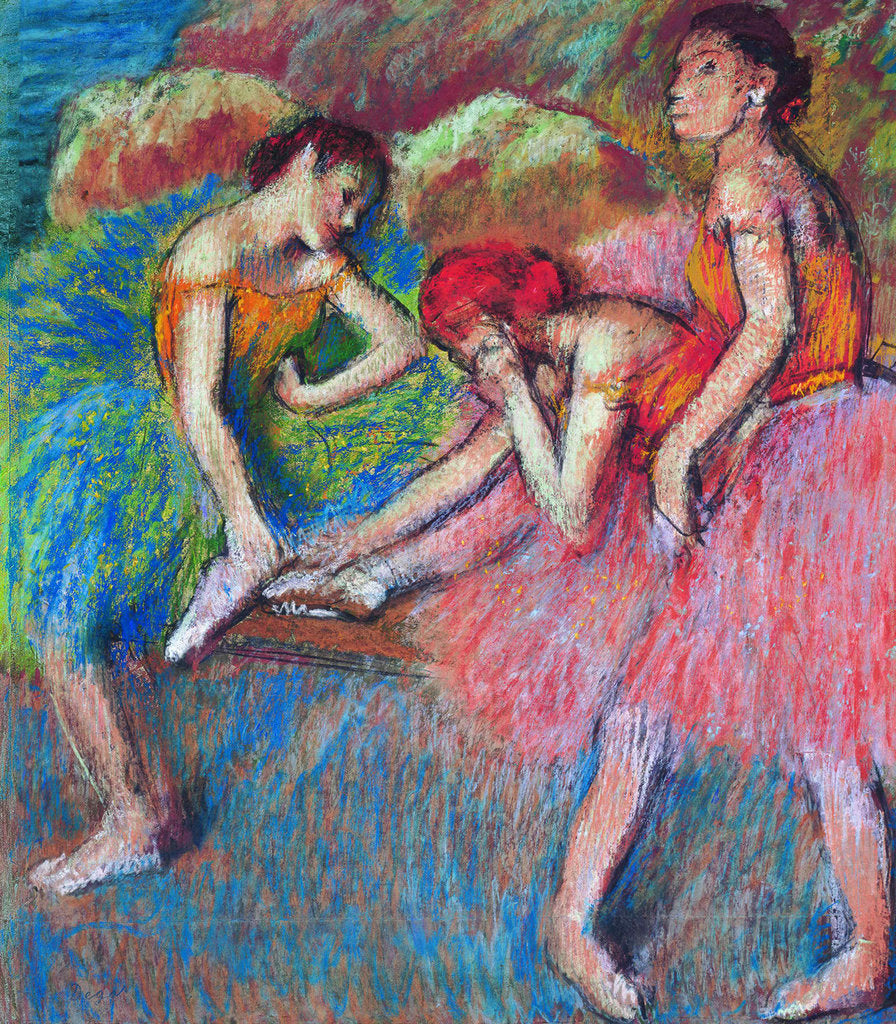 Detail of Danseuses au repos, c. 1898 by Anonymous