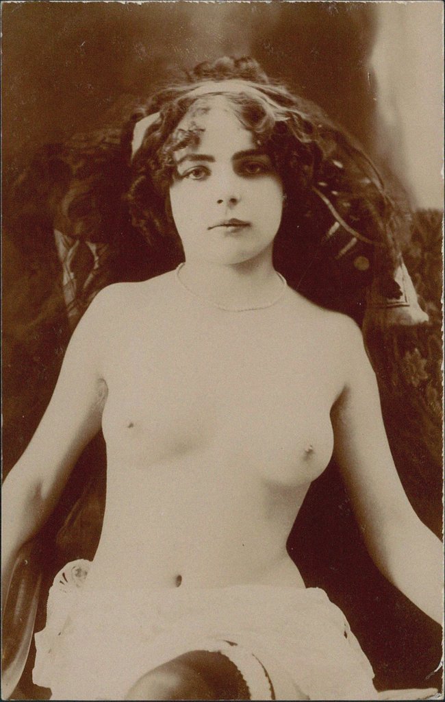 Detail of Fernande Barrey, 1910 by Anonymous