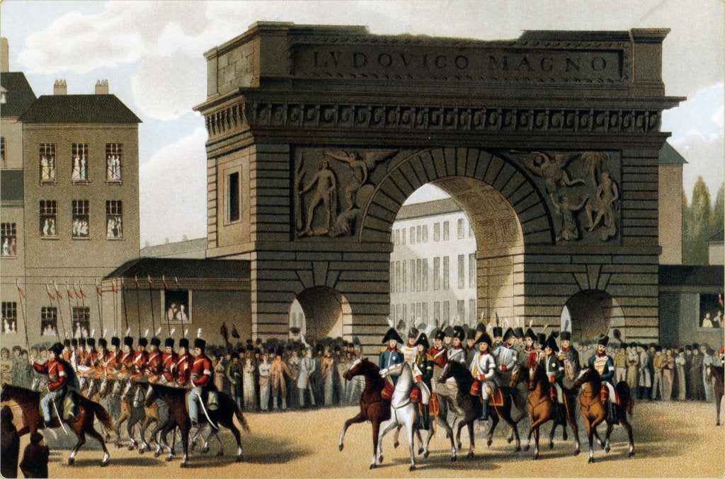 Detail of The Entry of the Emperor Alexander I into Paris, 1814, 1897 by Anonymous