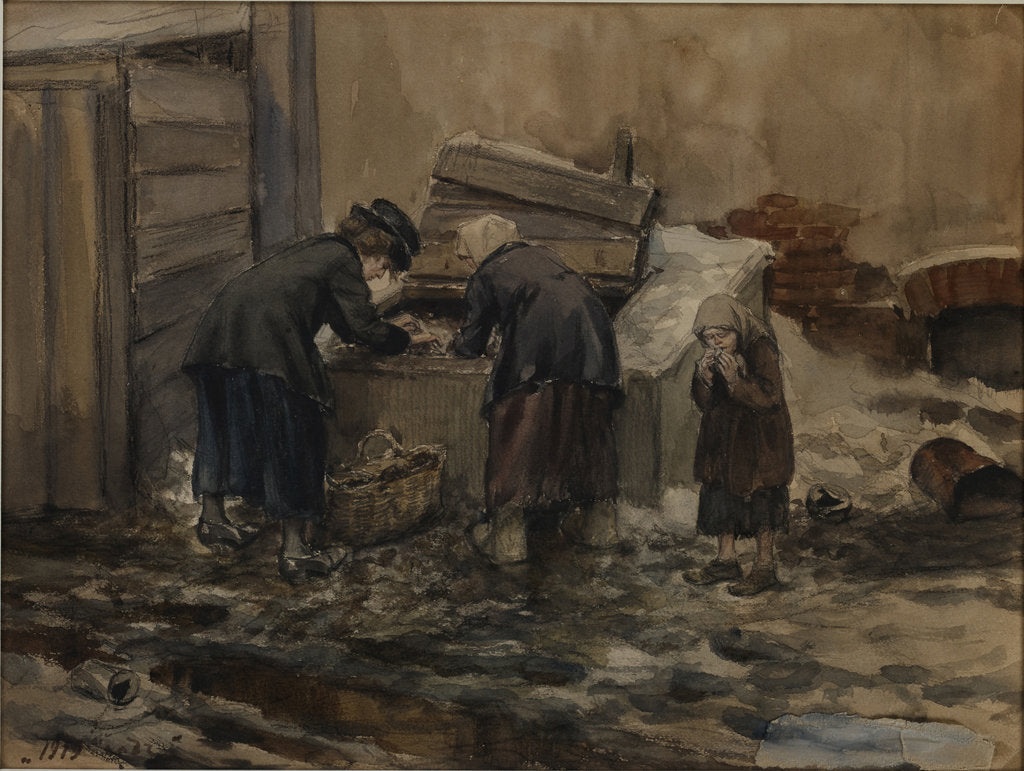 Detail of Hungry years in Petrograd, 1919 by Anonymous
