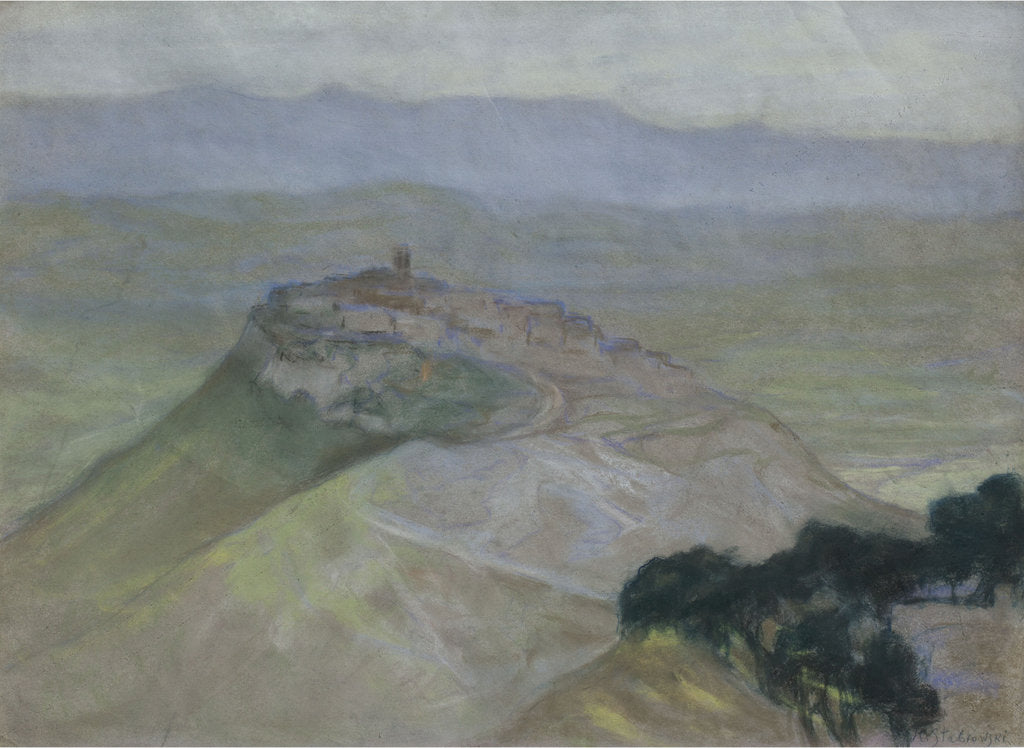 Detail of The Way through the Mountains, Early 20th cen by Anonymous