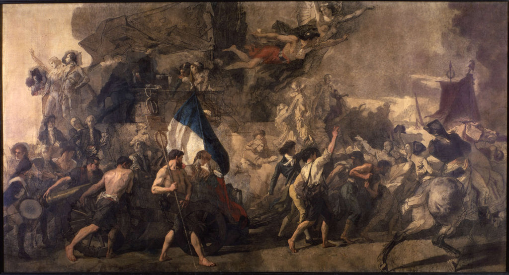 Detail of LEnrôlement des volontaires de 1792 (The Departure of the Volunteers of 1792), 1848-1852 by Anonymous