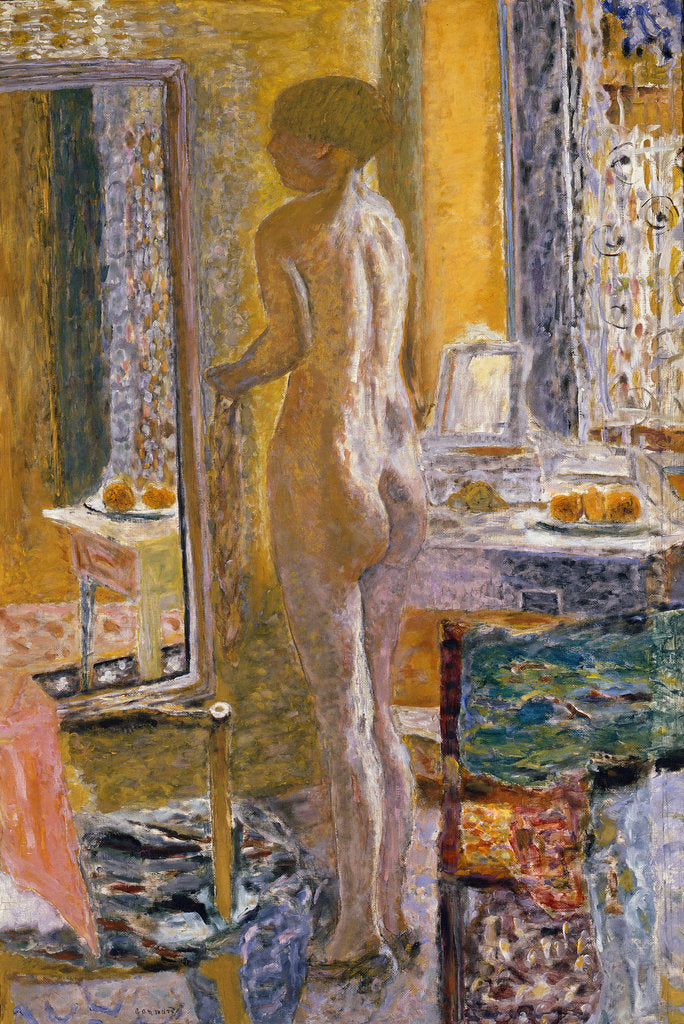Detail of Nude in front of a mirror, 1931 by Pierre Bonnard