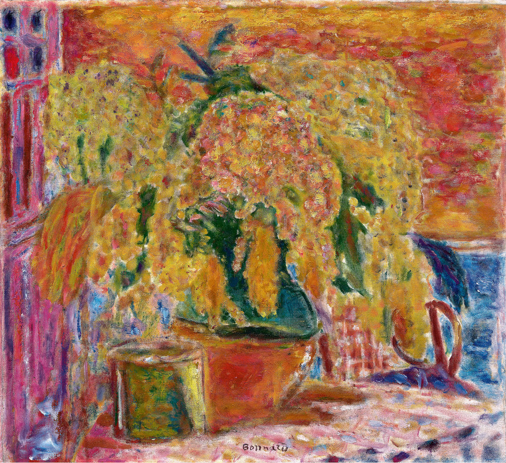 Detail of Mimosa Bouquet, ca 1945 by Pierre Bonnard