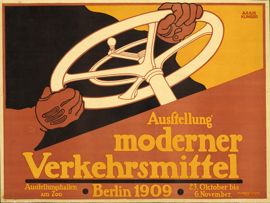 Detail of Exhibition of modern means of transport, 1909 by Anonymous