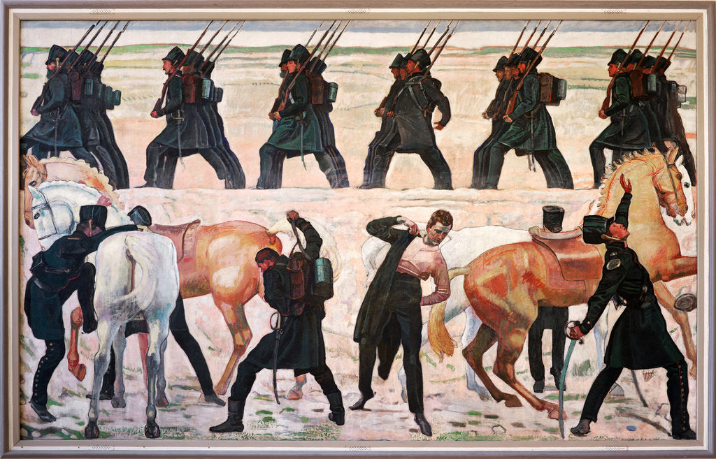Detail of Excerpt of German students in the War of Independence of 1813, 1908-1909 by Anonymous