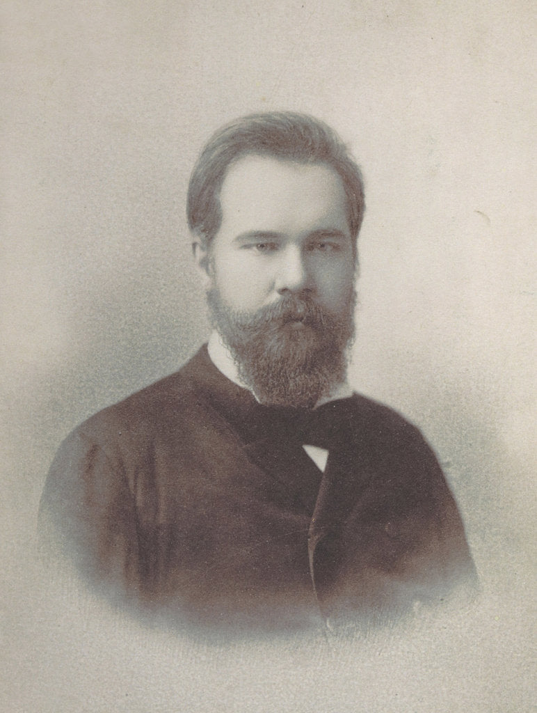 Detail of Portrait of the Composer Sergei Ivanovich Taneyev, Early 1880s by Anonymous
