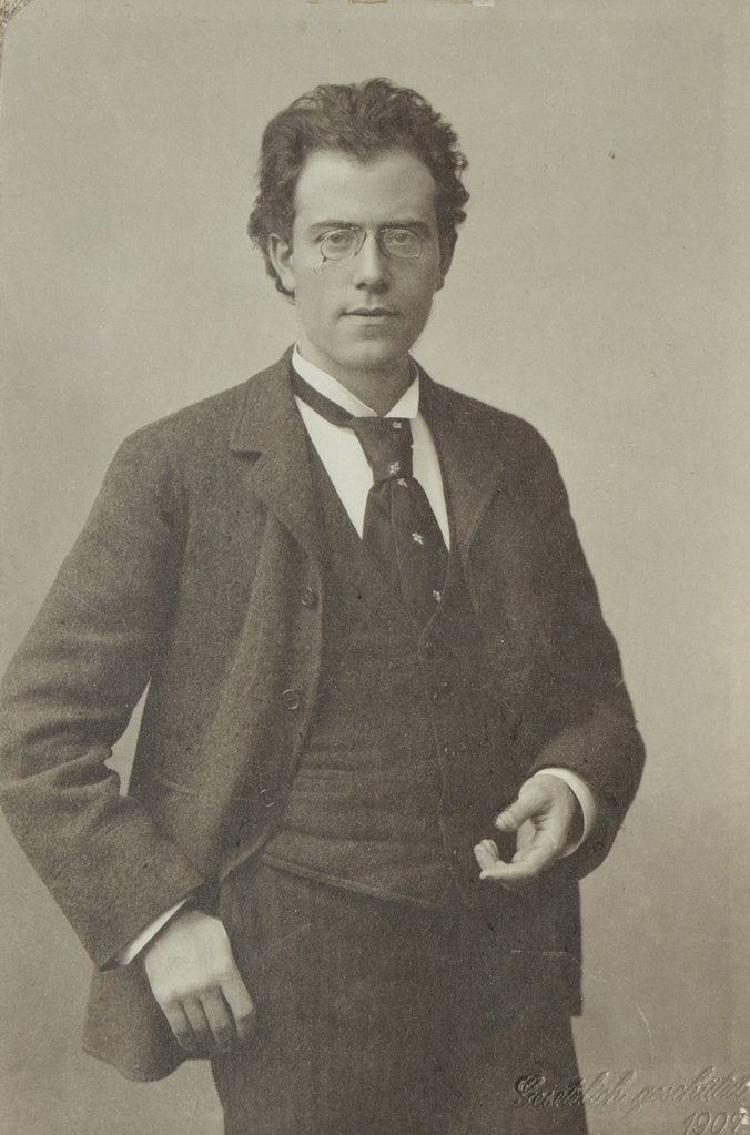 Detail of Portrait of Gustav Mahler, 1907 by Anonymous