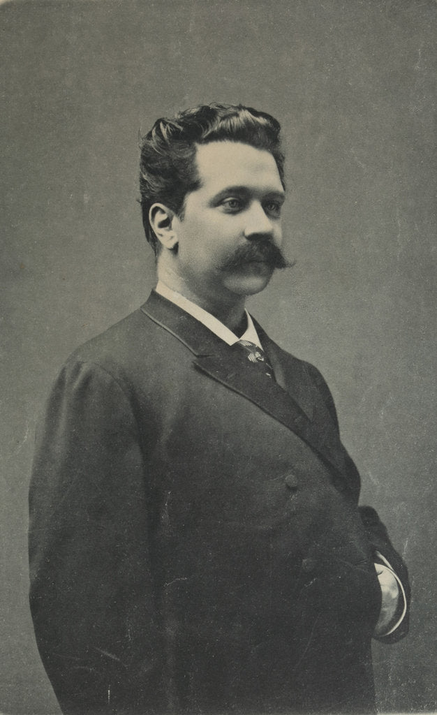 Detail of Portrait of the singer Ippolit Petrovich Pryanishnikov , 1890 by Anonymous