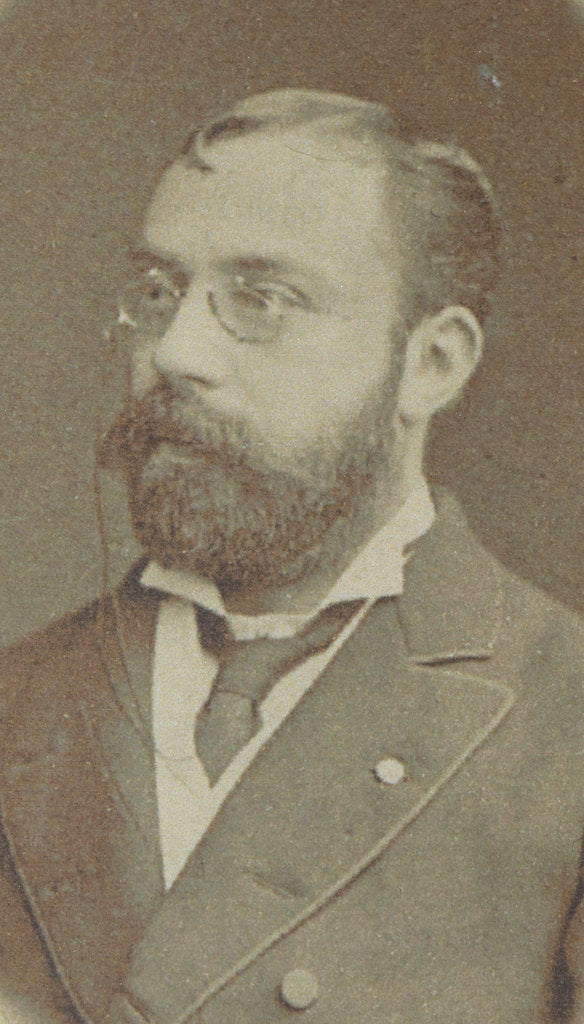 Detail of Portrait of the conductor and composer Enrico Bevignani, Early 1880s by Anonymous