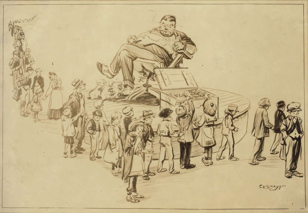 Detail of Child labour, c. 1913 by Anonymous