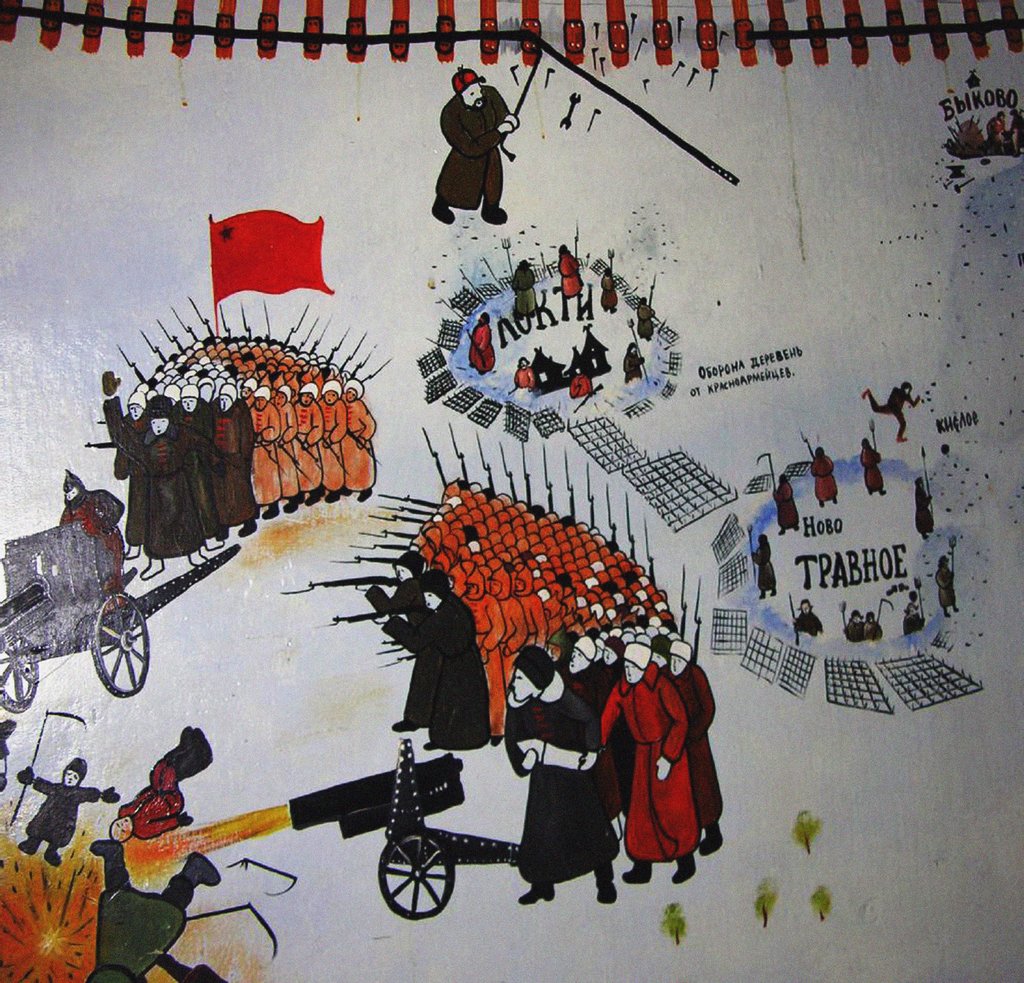 Detail of The Ishim Rebellion (Detail), 2000 by Anonymous