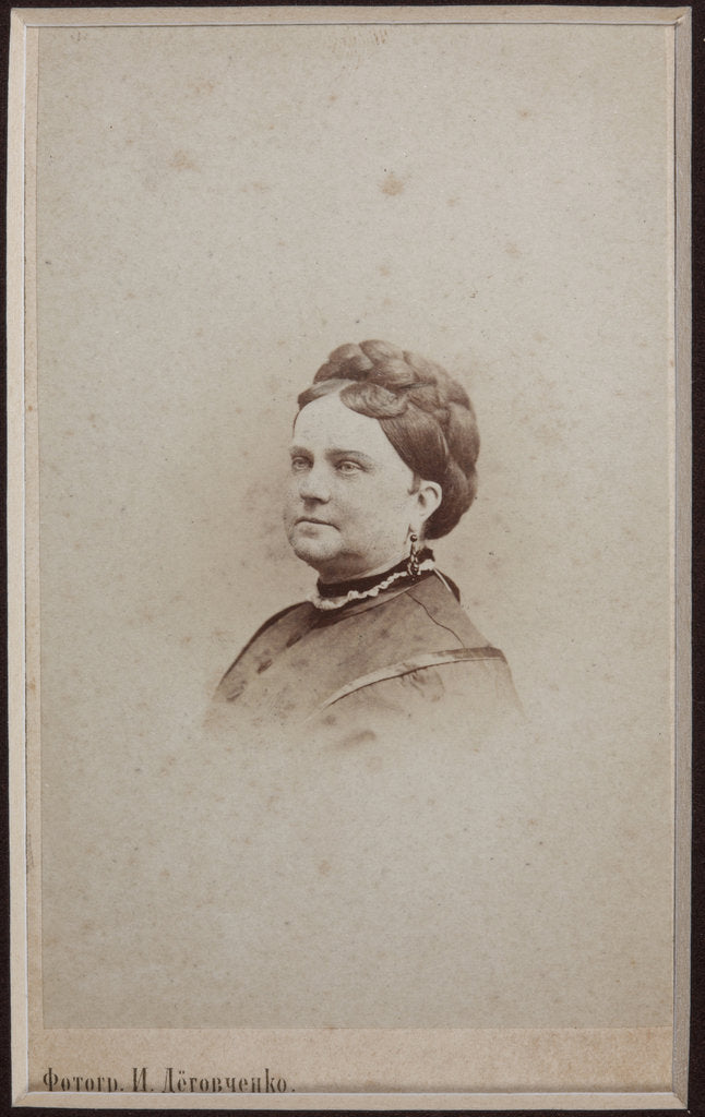 Detail of Countess Alexandra Nikolaevna Tenisheva, née Telepneva, 1880s by Anonymous