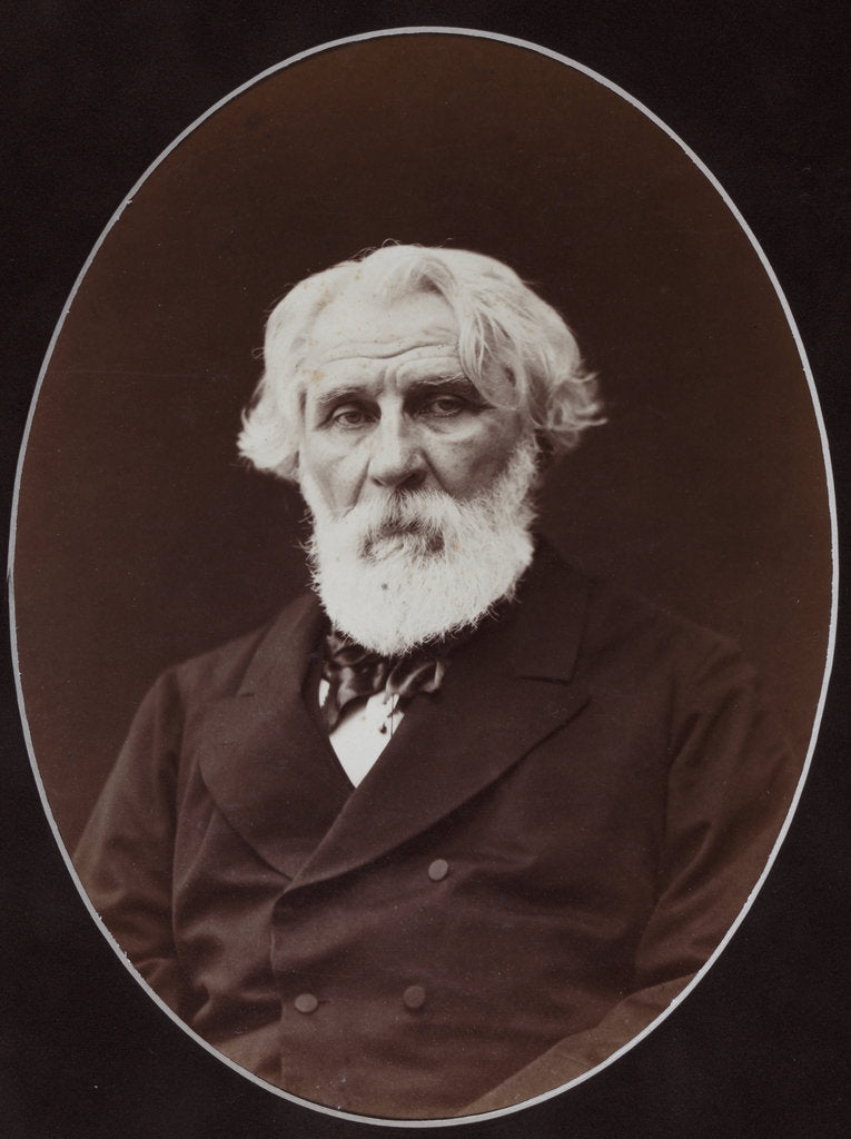 Detail of Portrait of the author Ivan Sergeyevich Turgenev, 1880 by Anonymous