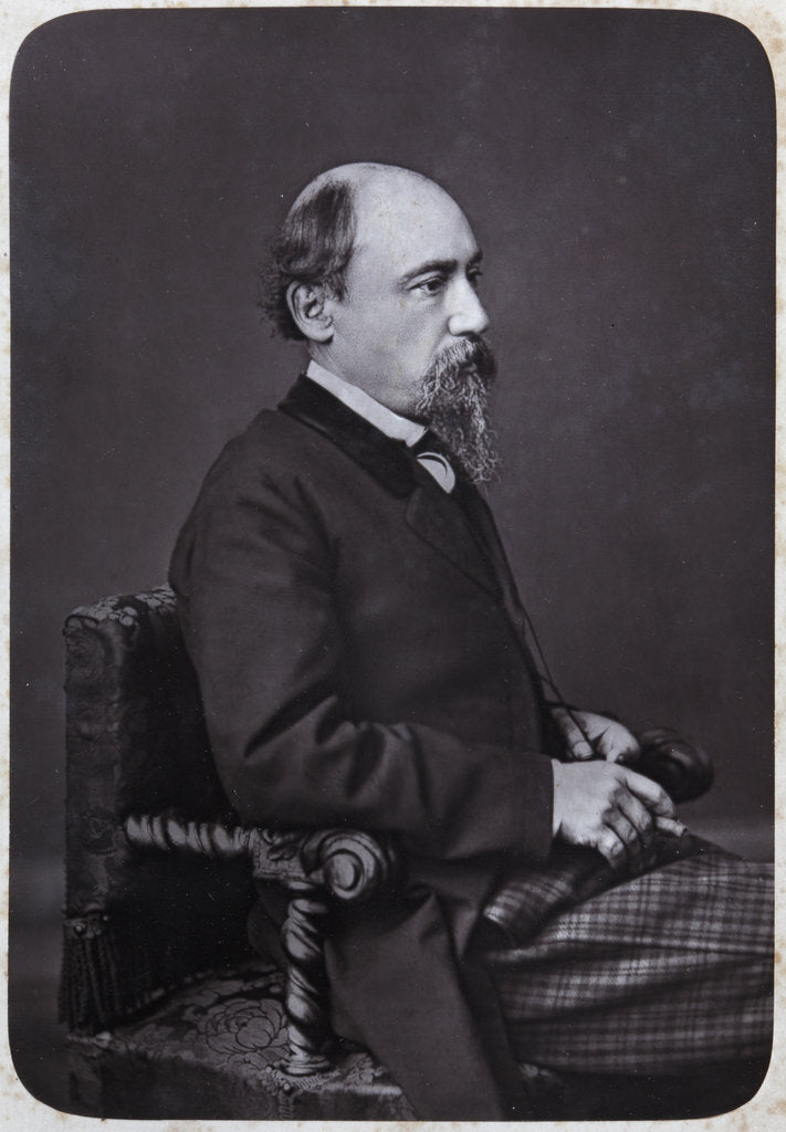 Detail of Portrait of the poet Nikolay Alexeyevich Nekrasov, Early 1870s by Anonymous