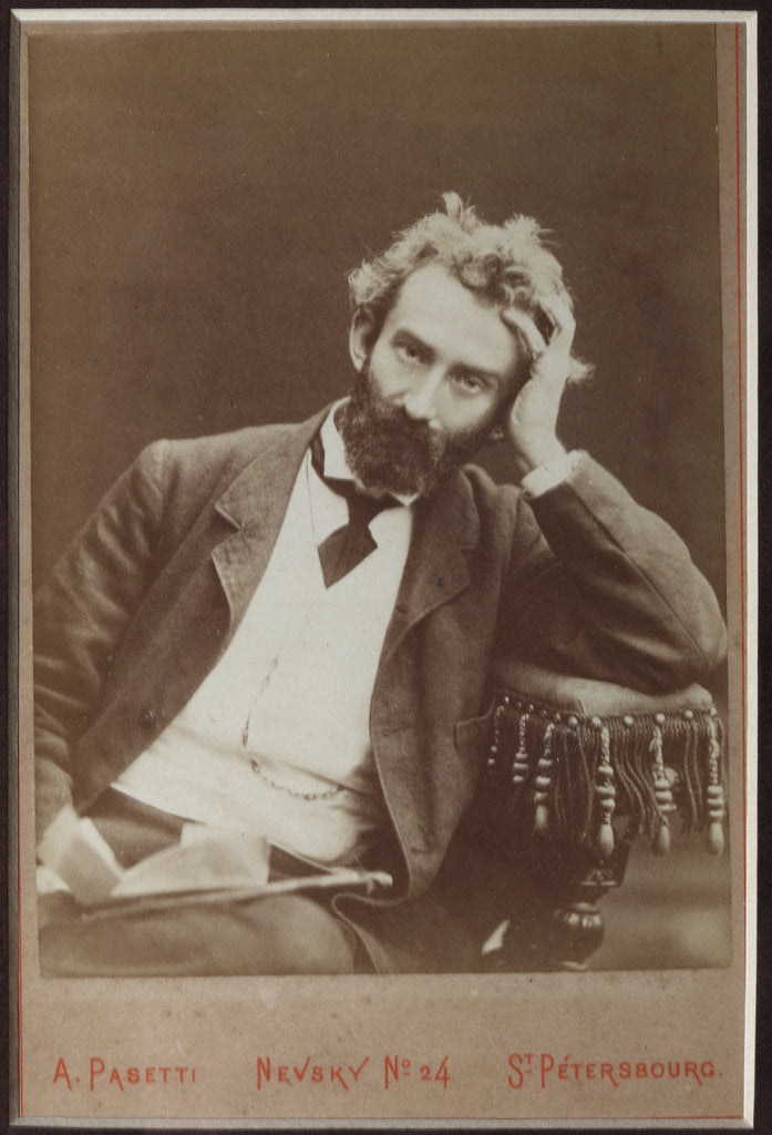 Detail of Portrait of Nicholas Miklouho-Maclay, 1876-1877 by Anonymous
