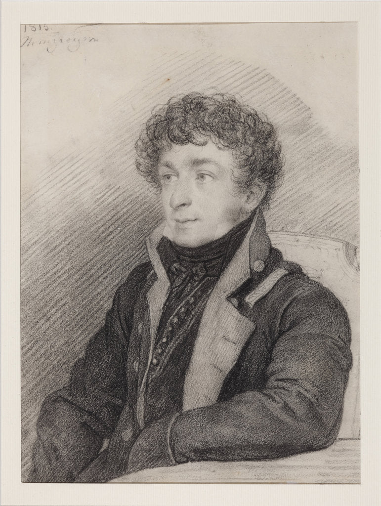 Detail of Portrait of the Poet Konstantin Nikolayevich Batyushkov, 1815 by Anonymous