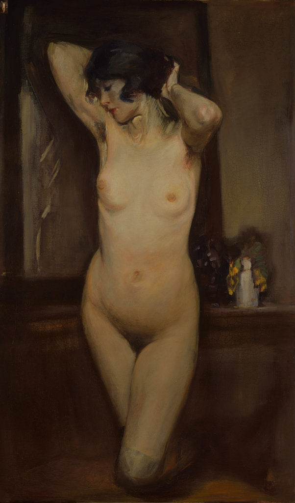 Detail of A nude, c. 1922 by Anonymous
