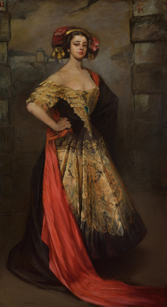 Detail of Portrait of the Dancer Rita Sacchetto, 1911 by Anonymous