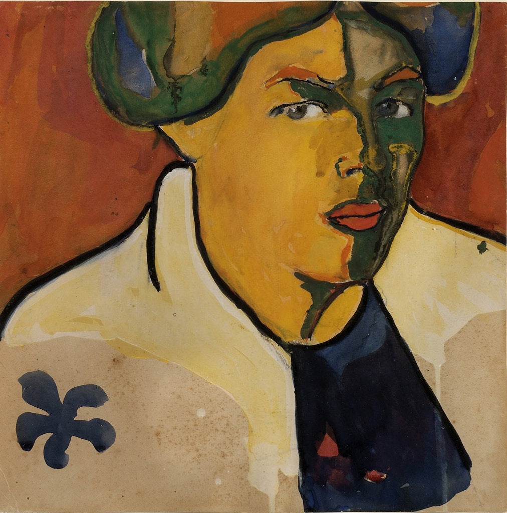 Detail of Portrait, c. 1910 by Anonymous
