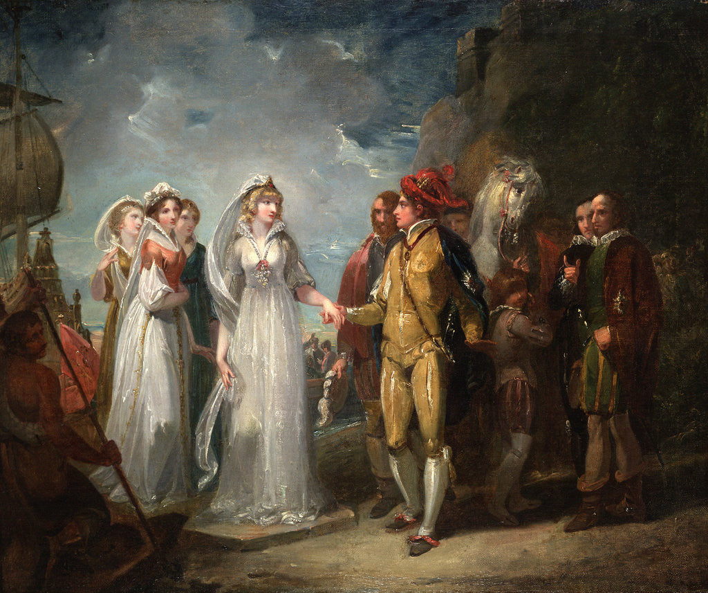 Detail of Love's Labour's Lost, Act II, Sc. i by Thomas Stothard