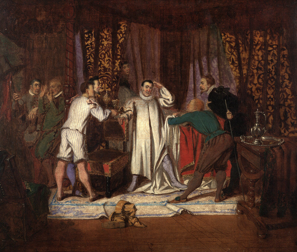 Detail of Taming of the Shrew, Induction, Scene ii by Edward Matthew Ward