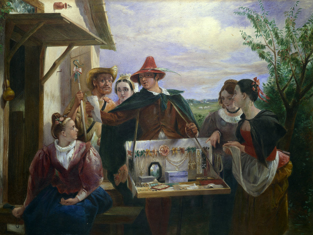 Detail of The Winter's Tale, Autolycus by Charles Robert Leslie