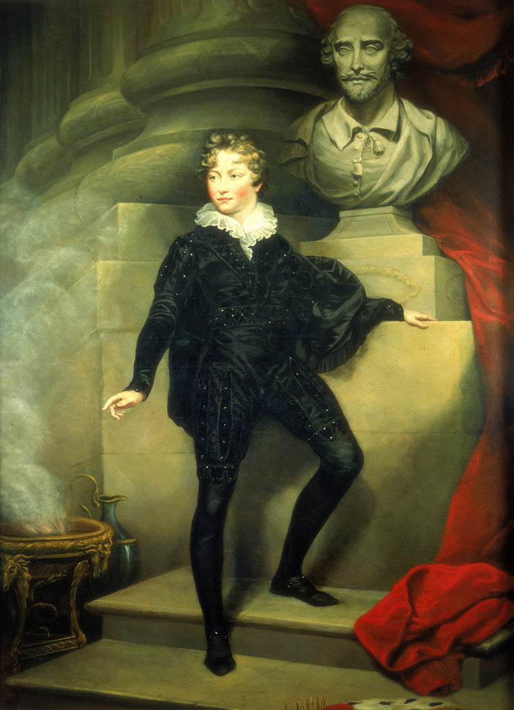 Detail of Master Betty as Hamlet by James Northcote