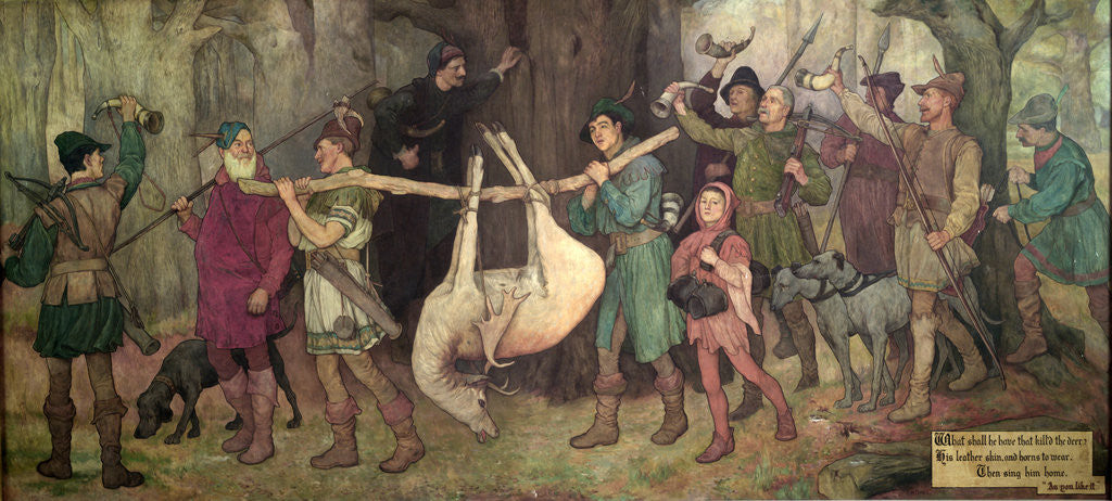 Detail of As You Like It, Act IV, Sc. ii. by Frederick William Davis