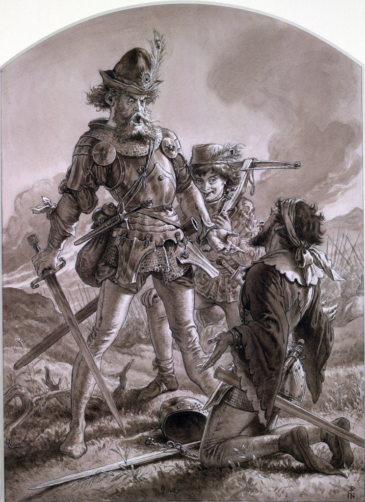 Detail of Henry V, Act III by Sir Joseph Noel Paton