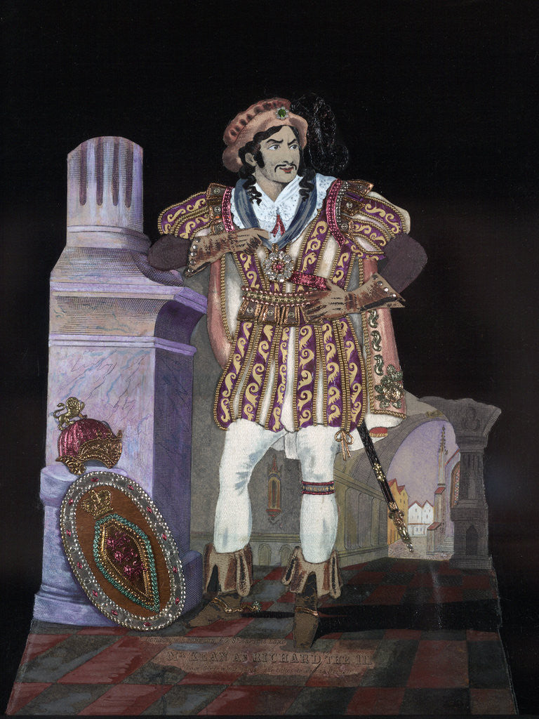 Detail of Mr. Kean as Richard III by S Johnson