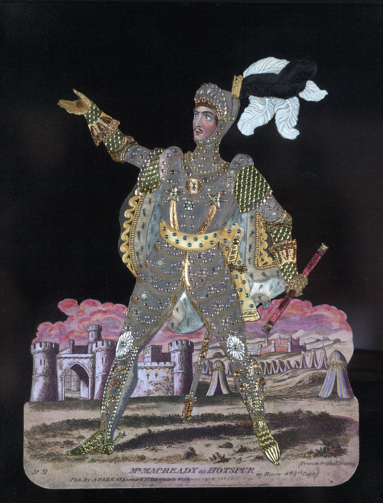 Detail of Mr. Macready as Hotspur by A Park
