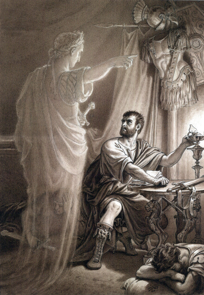 Detail of Julius Caesar, Act IV by Sir Joseph Noel Paton