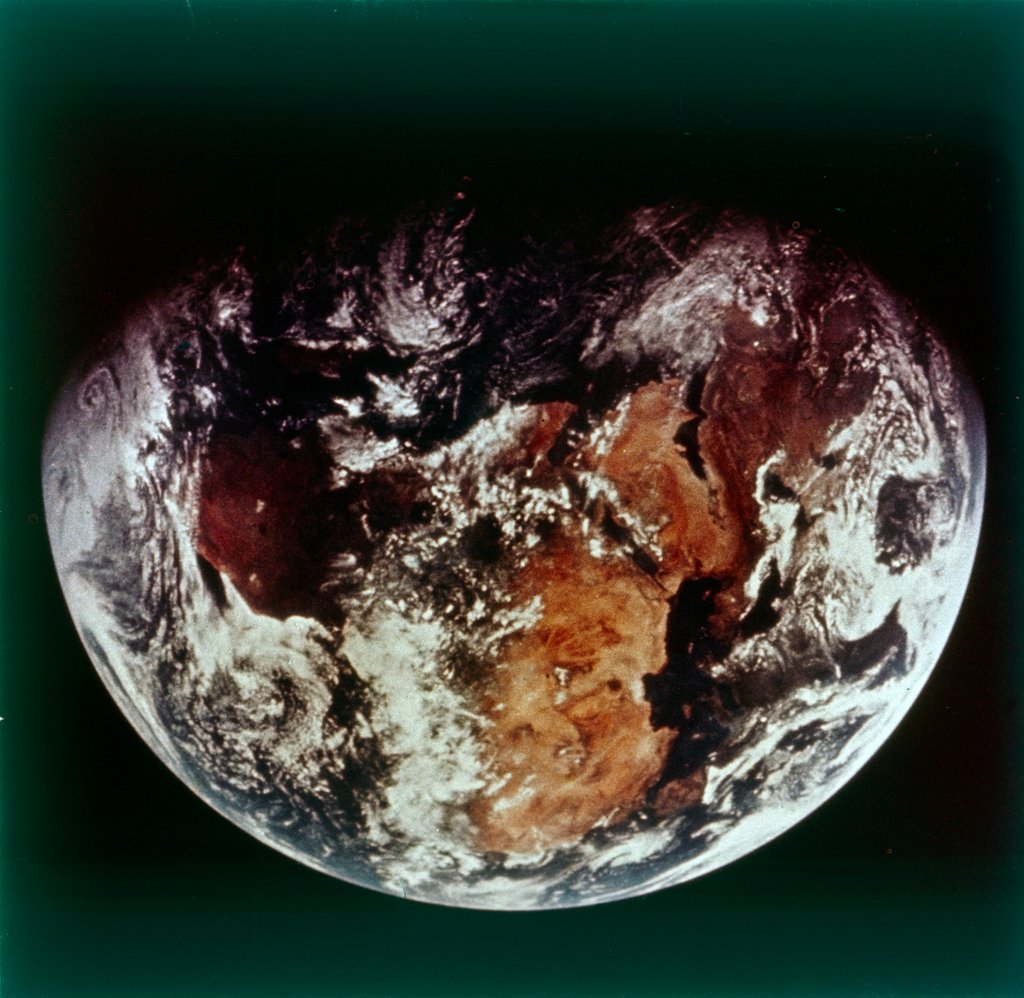 Detail of Earth from space - Africa, c1980s by NASA