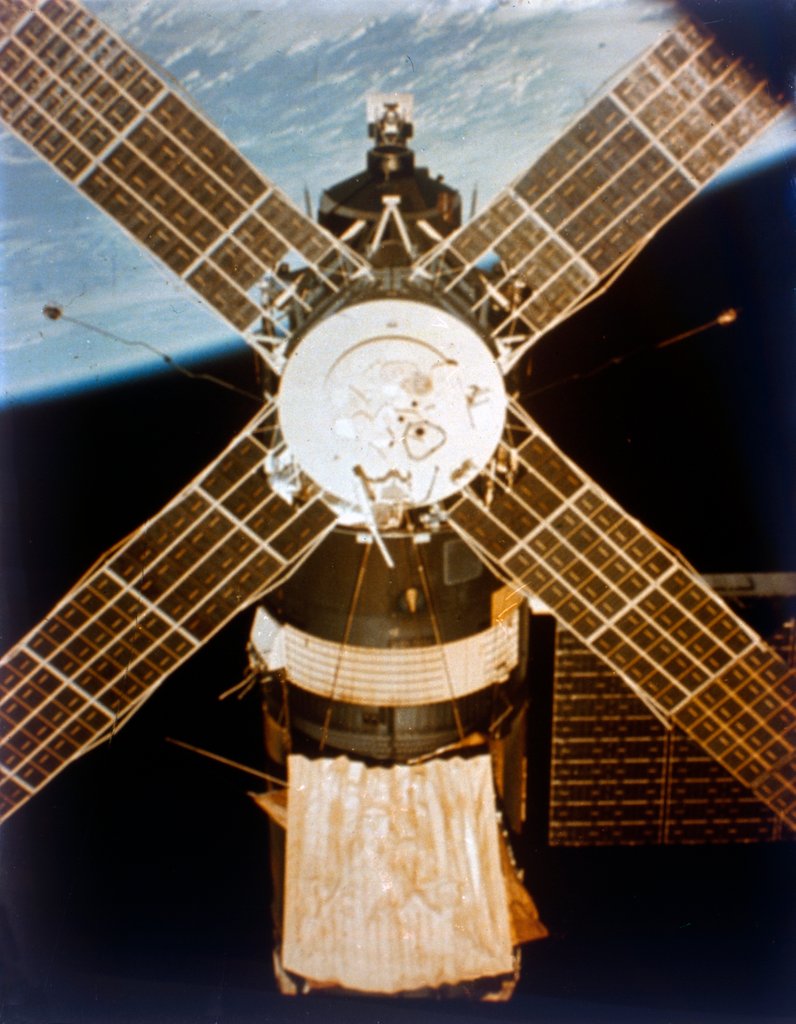 Detail of Last view of Skylab, 1974 by NASA