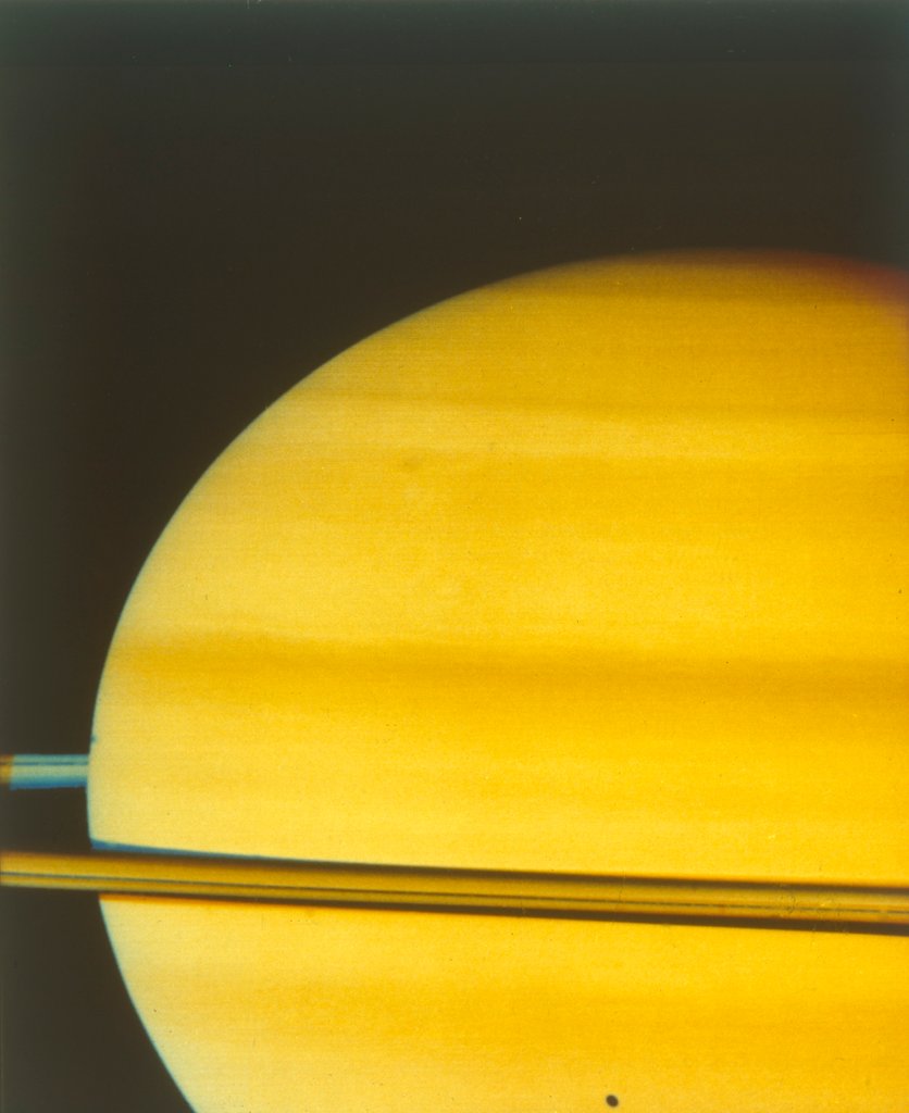 Detail of Saturn's cloud deck by NASA
