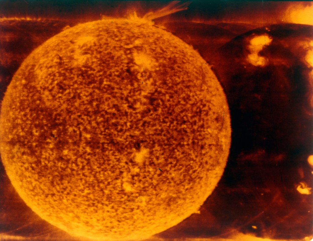 Detail of Solar eruption, 10 June 10 1973 by NASA