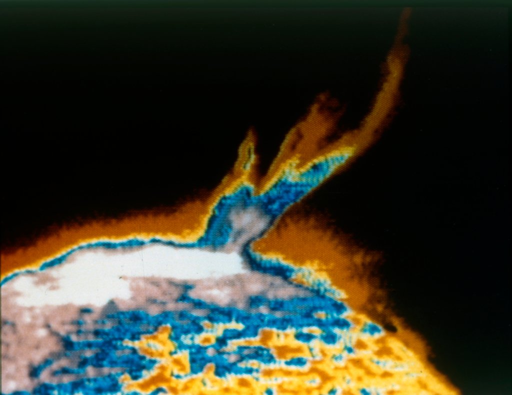 Detail of Solar eruption or flare by NASA