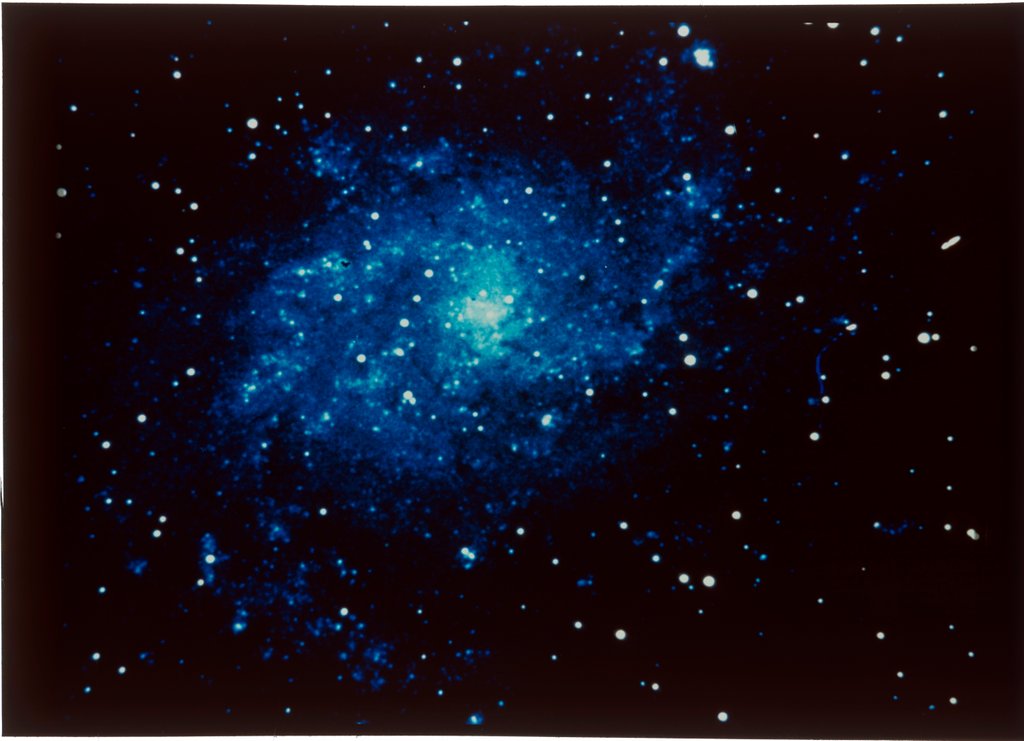 Detail of Spiral galaxy in Triangulum constellation by NASA