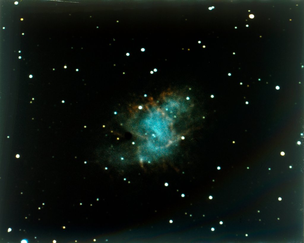 Detail of Crab Nebula in the constallation of Taurus by NASA