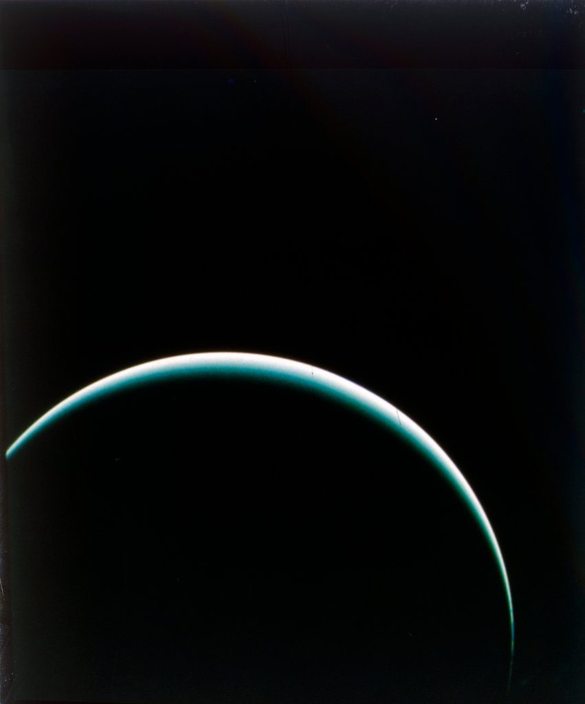 Detail of Uranus from Voyager 2, 25 January 1986 by NASA