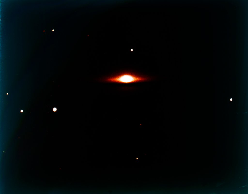 Detail of Sombrero Galaxy by NASA