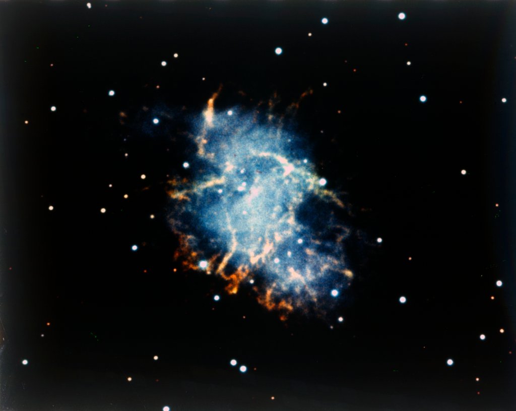 Detail of Crab Nebula in the constallation of Taurus by NASA