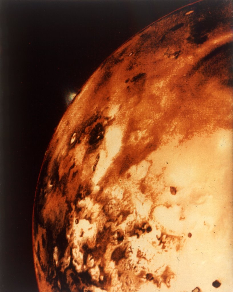 Io, Jupiter's moon, from 304,000 miles by NASA