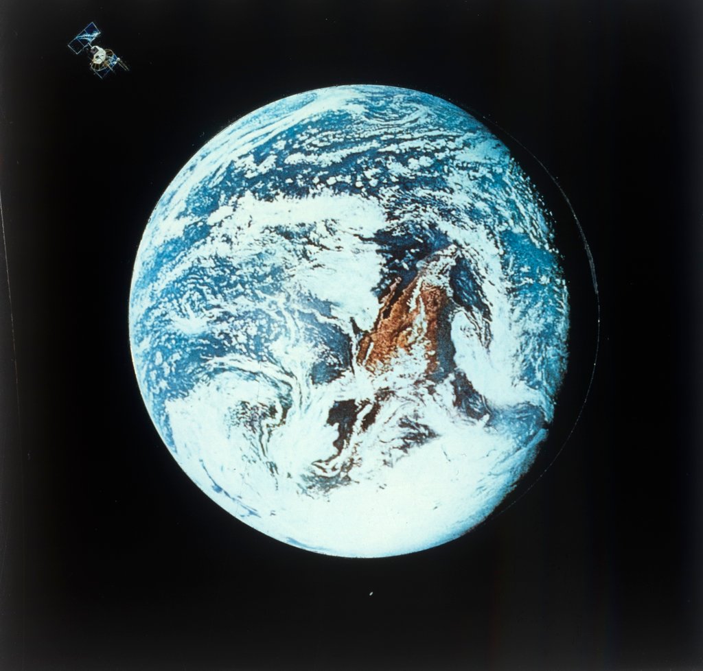 Detail of Earth from space, c1980s by NASA