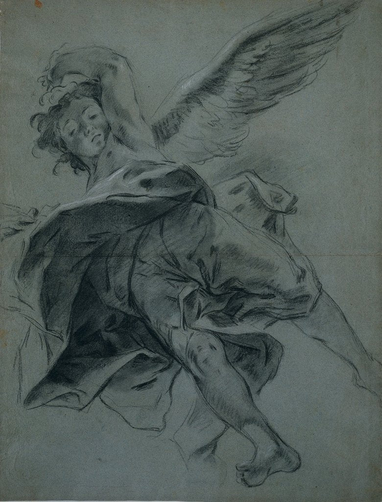 Detail of A Flying Angel, 1723-1727 by Giovanni Battista Piazzetta