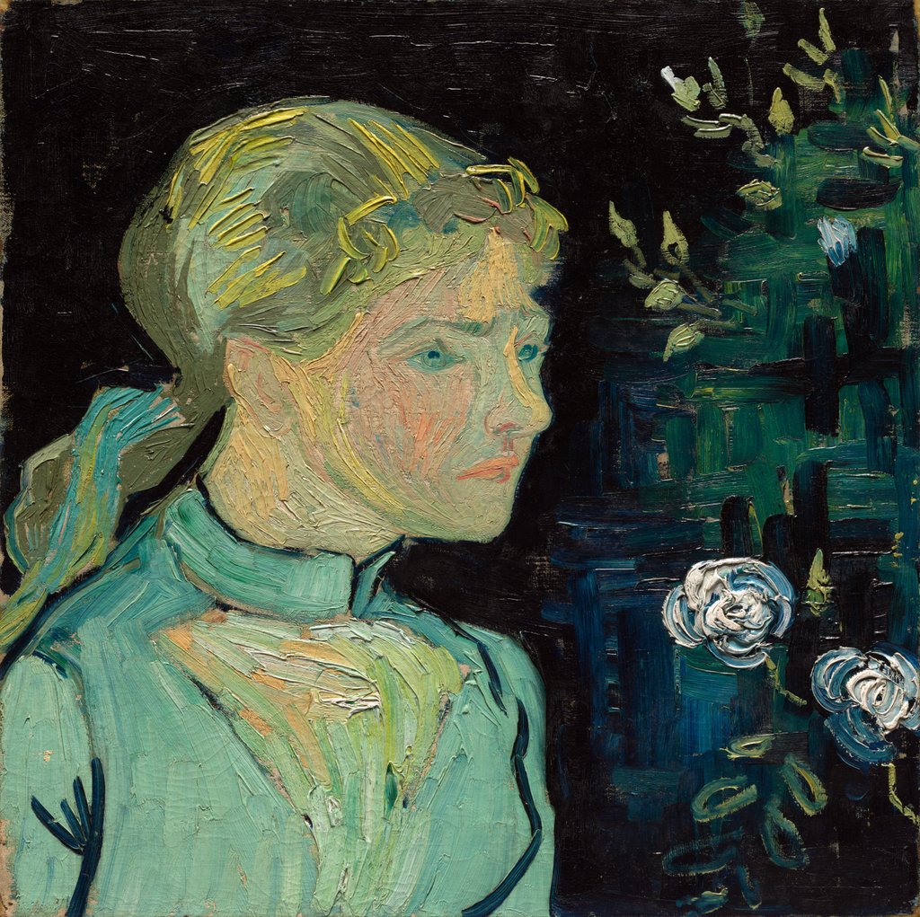 Detail of Adeline Ravoux, 1890 by Vincent van Gogh