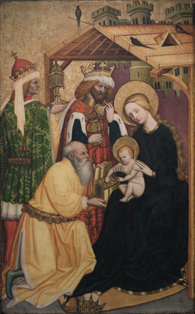 Detail of Adoration of the Magi, early 1440s by Konrad Laib